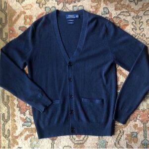 Polo Ralph Lauren Men’s Cashmere Slim Fit Cardigan Size Medium